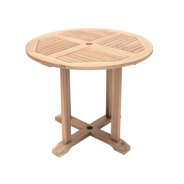 Millwood Pines Round Outdoor Dining Table | Wayfair